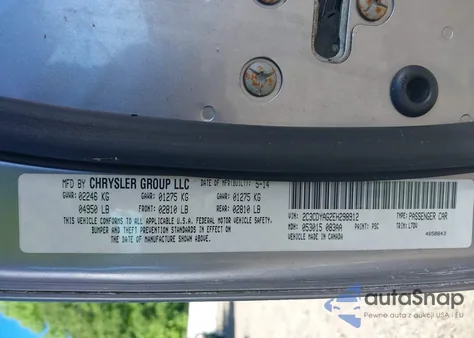 2014 Dodge Challenger Sxt z USA, uszkodzony, nr VIN 2C3CDYAG2EH298912